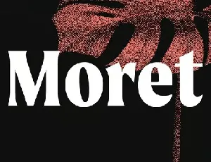 Moret Family font