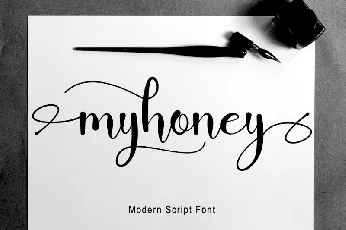 Myhoney font