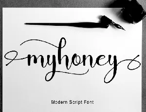 Myhoney font