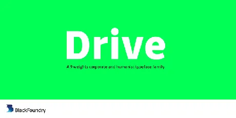 Drive Family font