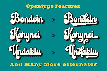 Hunderland font