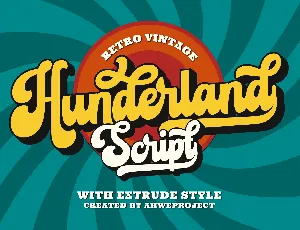 Hunderland font