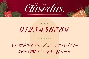 The Clasedus font