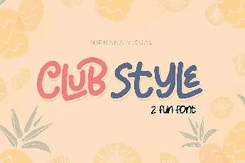 Club Style font