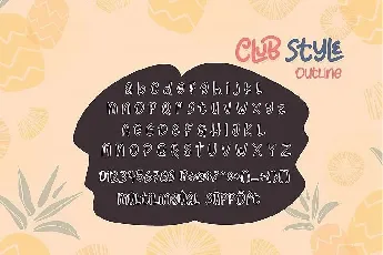 Club Style font