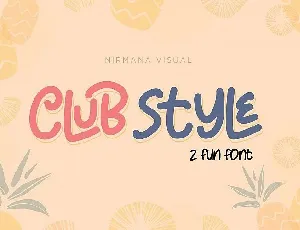 Club Style font