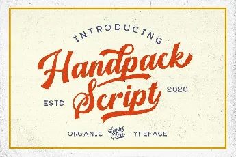 Handpack Script font