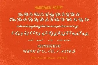 Handpack Script font