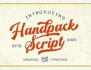 Handpack Script font