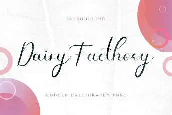 Daisy Facthory Demo font