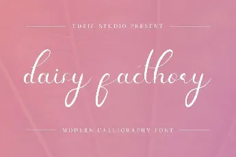 Daisy Facthory Demo font