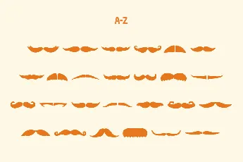 Mustache font