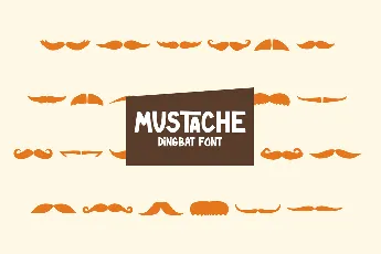 Mustache font