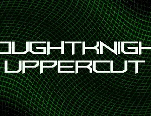 FoughtKnight UpperCut font