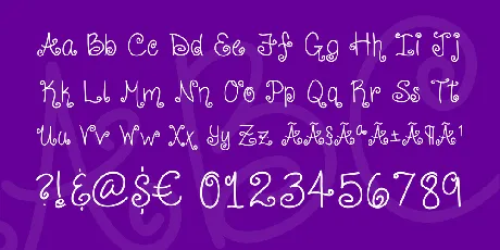 Curly Shirley font