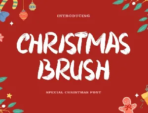 Christmas Brush font