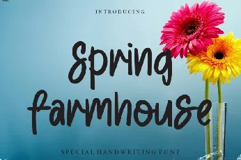 Spring Farmhouse font