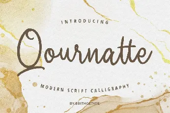 Qournatte font