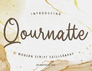 Qournatte font