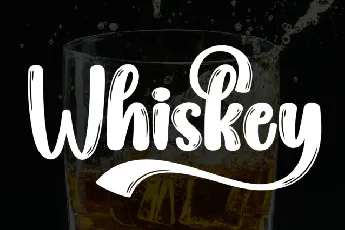 Whiskey Brush font