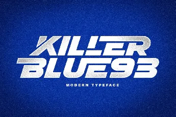 Killer Blue93 font