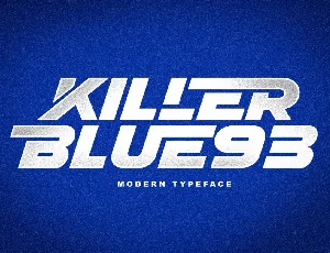 Killer Blue93 font