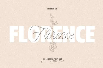 Florence font