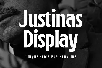 Justinas Display font