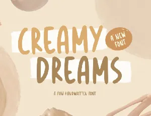 Creamy Dreams font