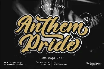 Anthem Pride font