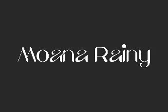 Moana Rainy Demo font