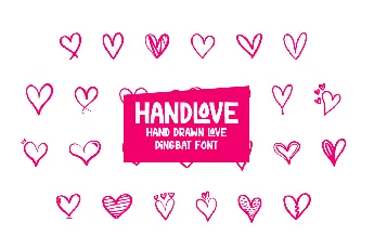 Handlove font