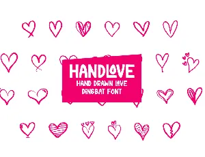 Handlove font