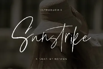 Sunstrike font