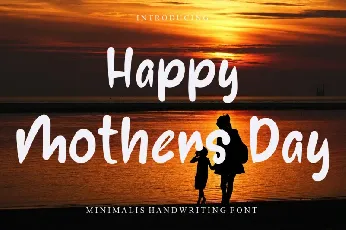 Happy Mothers Day font