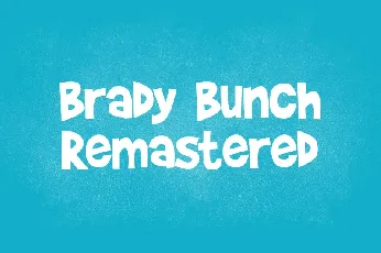 Brady Bunch Remastered font