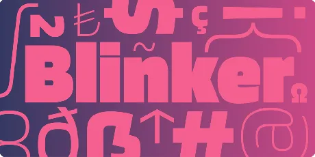 Blinker Family font