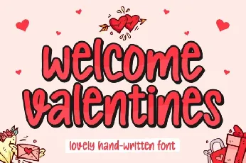 Welcome Valentines font