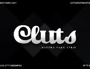 Cluts font