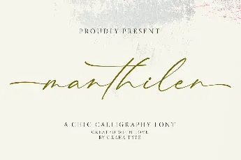 Manthilen DEMO font