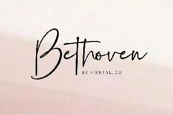 Bethoven Handwritten font