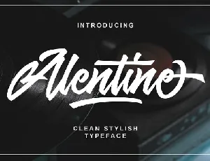 Alentine Script Free font