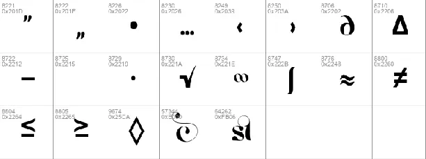 Mistic font