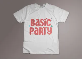 Basic party font