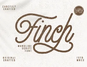 Finch font