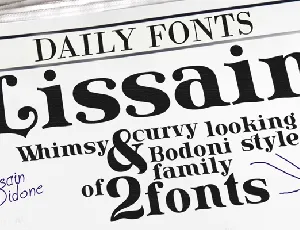 Lissain font