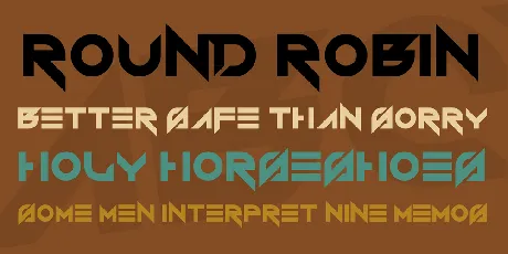 Vermin Vibes Roundhouse font