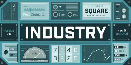 Industry Family font