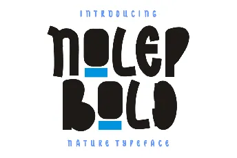 Nolep Bold font