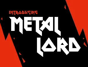 Metal Lord font